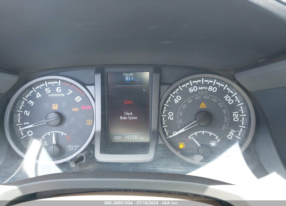 2016 TOYOTA TACOMA SR V6 VIN: 5TFCZ5AN6GX004176