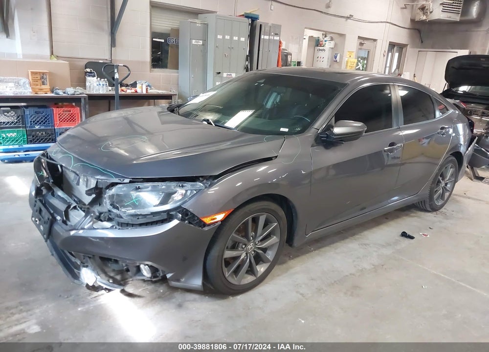 2019 HONDA CIVIC EX VIN: 19XFC1F37KE011564