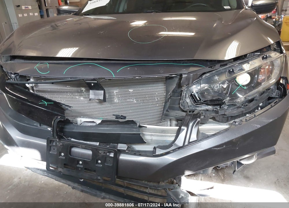 2019 HONDA CIVIC EX VIN: 19XFC1F37KE011564