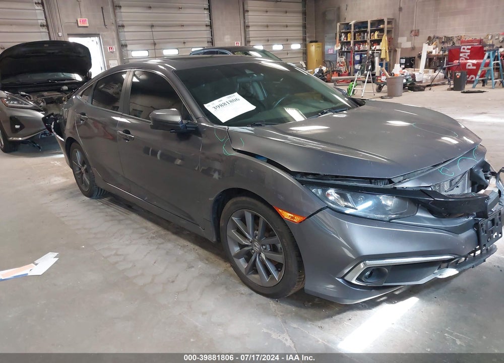2019 HONDA CIVIC EX VIN: 19XFC1F37KE011564