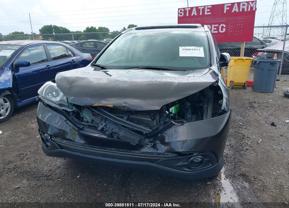 2014 HONDA CR-V EX-L VIN: 2HKRM4H74EH668656