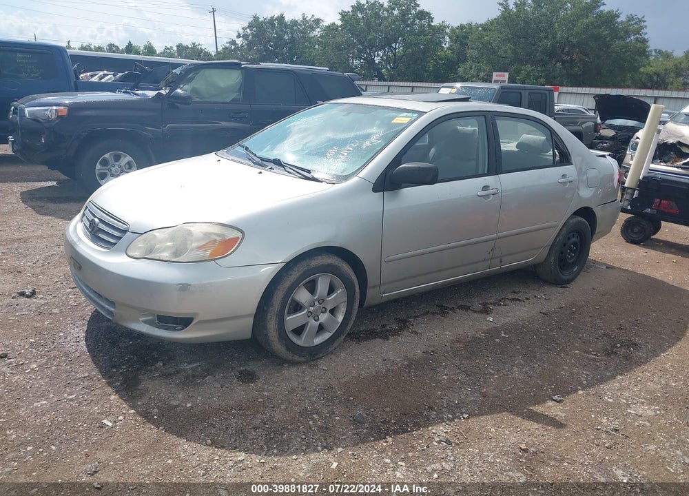 2004 TOYOTA COROLLA LE VIN: JTDBR32E942024235