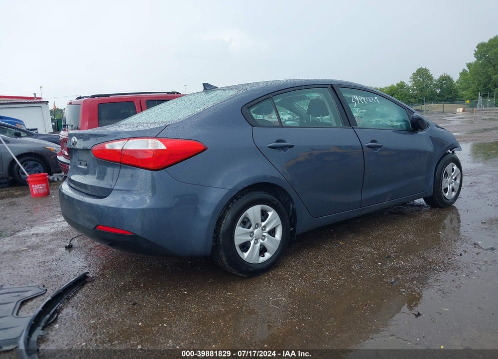 2016 KIA FORTE LX VIN: KNAFK4A64G5571046