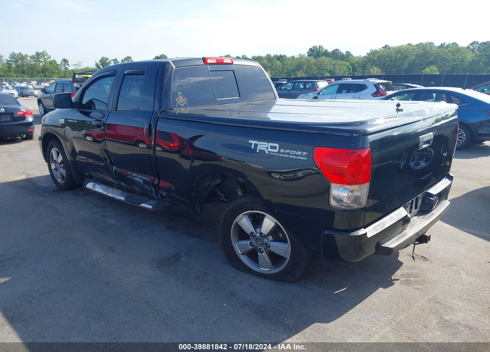 2009 TOYOTA TUNDRA GRADE 5.7L V8 VIN: 5TFRV54189X072321