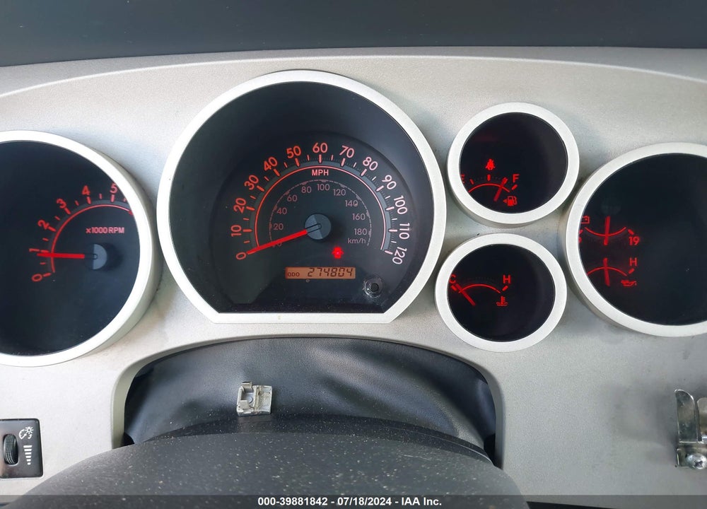 2009 TOYOTA TUNDRA GRADE 5.7L V8 VIN: 5TFRV54189X072321