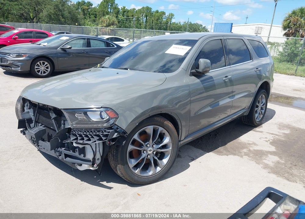 2020 DODGE DURANGO GT AWD VIN: 1C4RDJDG6LC205236