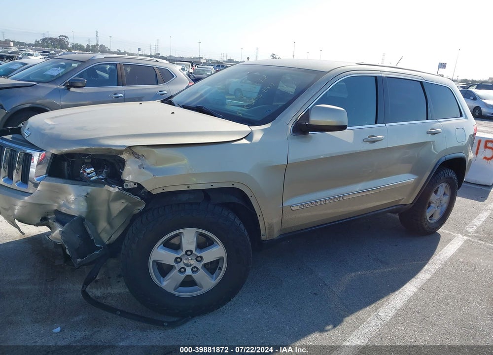 2012 JEEP GRAND CHEROKEE LAREDO VIN: 1C4RJEAG0CC177566