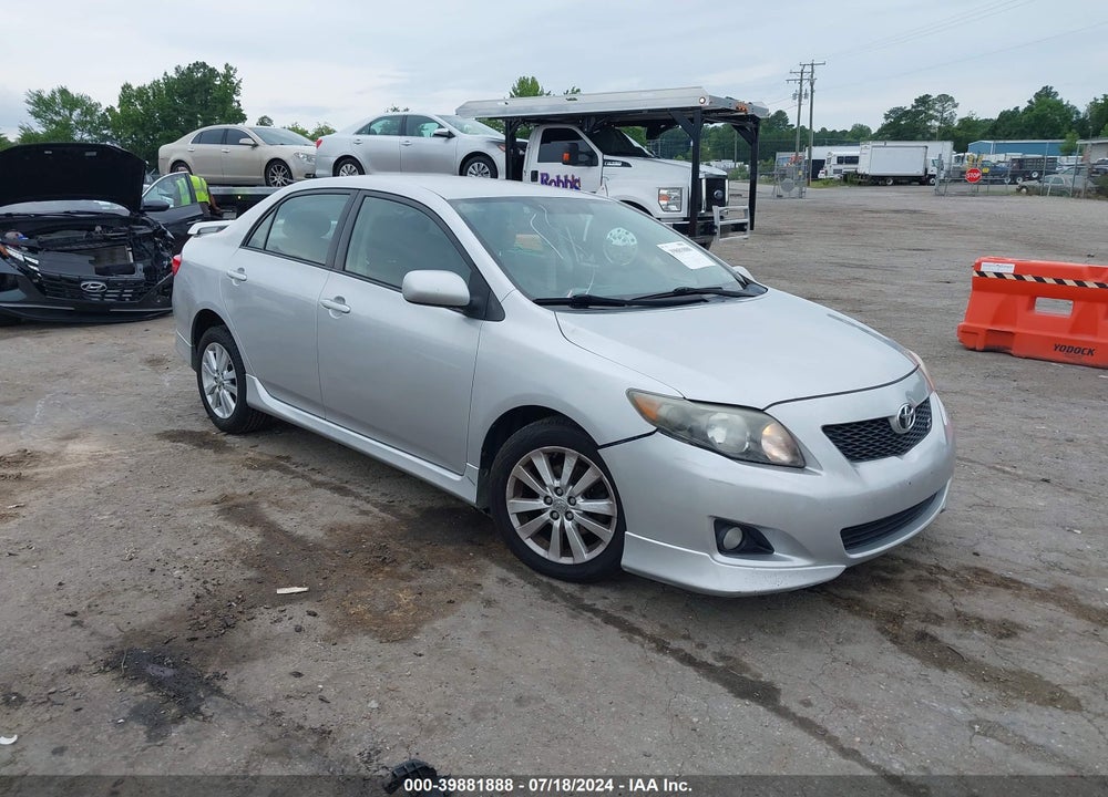 2009 TOYOTA COROLLA S VIN: 2T1BU40E89C036599