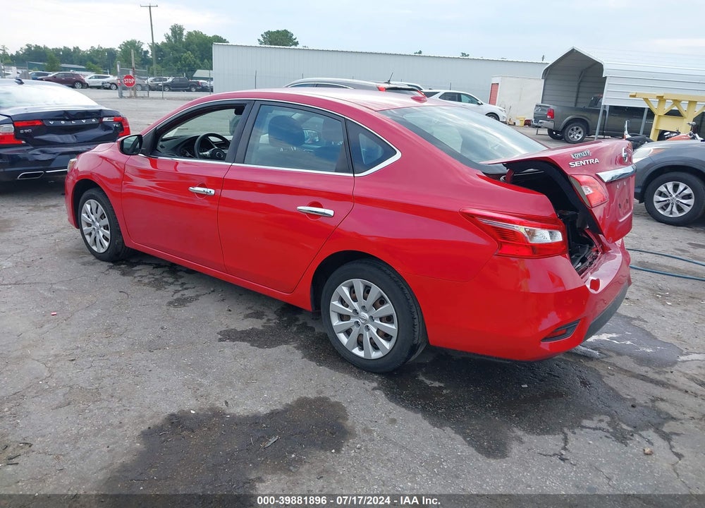 2017 NISSAN SENTRA SV VIN: 3N1AB7AP3HL713088