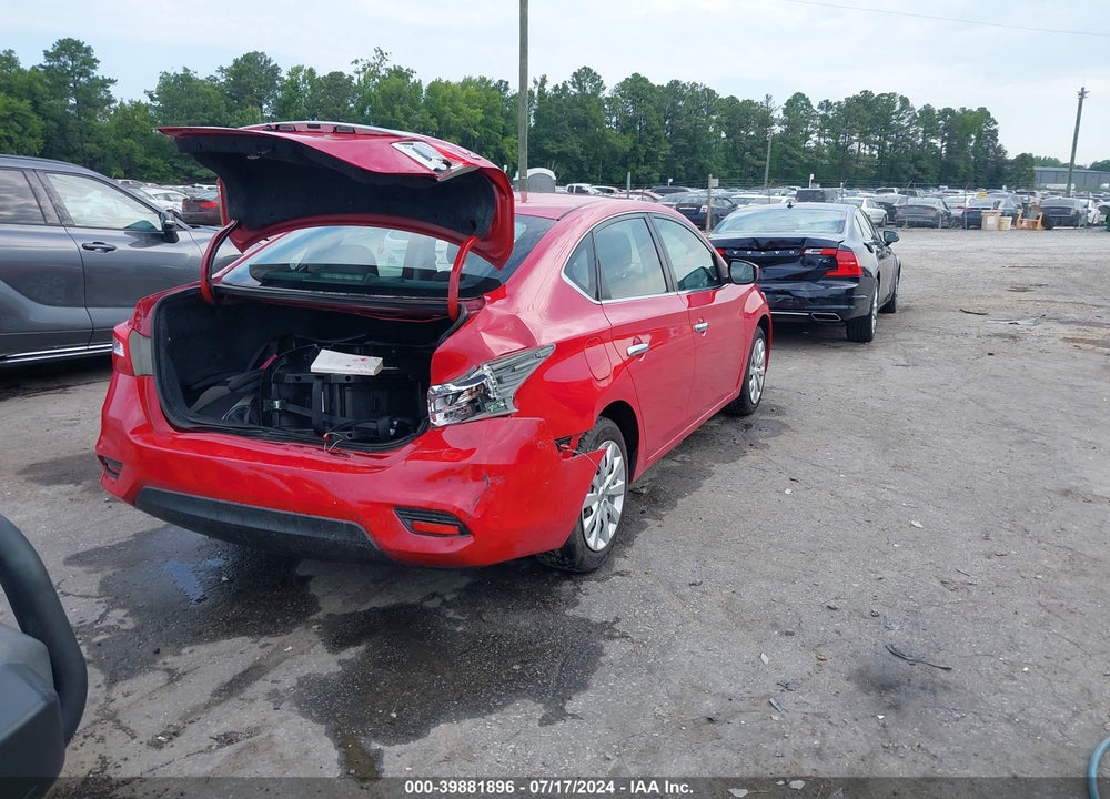 2017 NISSAN SENTRA SV VIN: 3N1AB7AP3HL713088