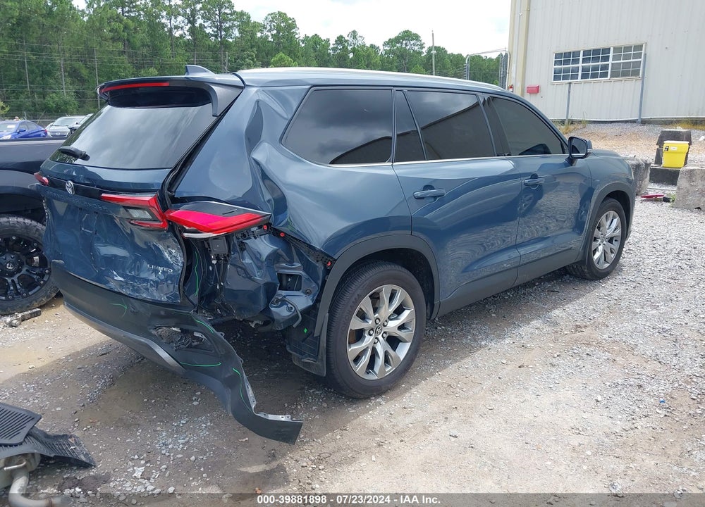 2024 TOYOTA GRAND HIGHLANDER LIMITED VIN: 5TDAAAA5XRS012667