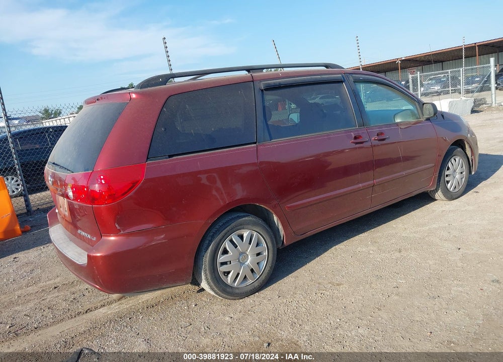 2006 TOYOTA SIENNA LE VIN: 5TDZA23C36S400887