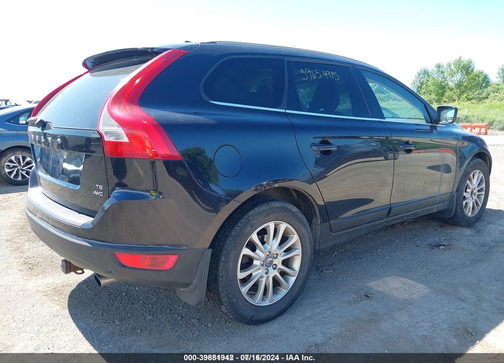 2010 VOLVO XC60 T6/T6 R-DESIGN VIN: YV4992DZ2A2121665