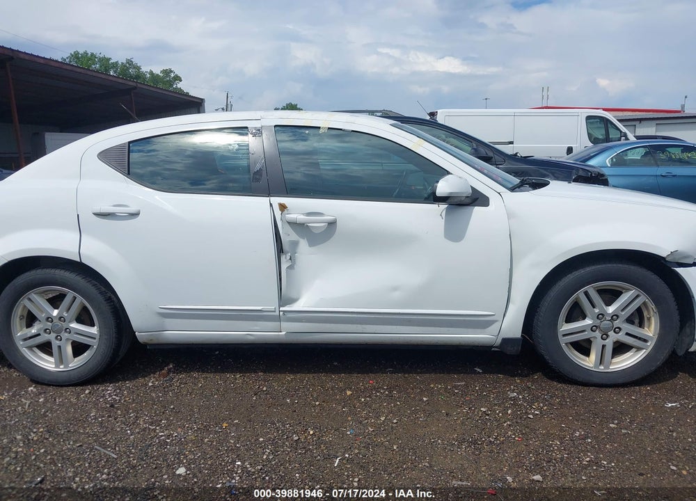 2012 DODGE AVENGER SXT VIN: 1C3CDZCB3CN157150