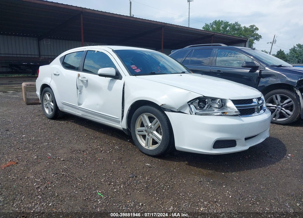 2012 DODGE AVENGER SXT VIN: 1C3CDZCB3CN157150