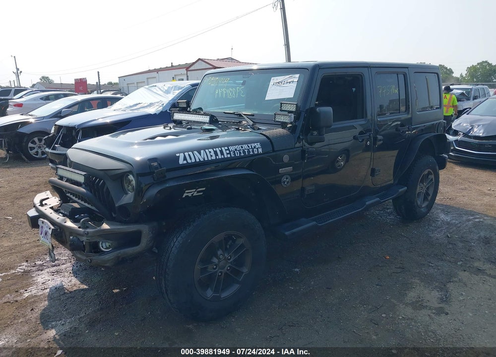 2016 JEEP WRANGLER UNLIMITED 75TH ANNIVERSARY VIN: 1C4BJWEG4GL349119