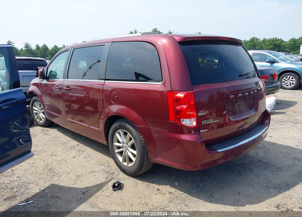 2018 DODGE GRAND CARAVAN SXT VIN: 2C4RDGCG7JR327757
