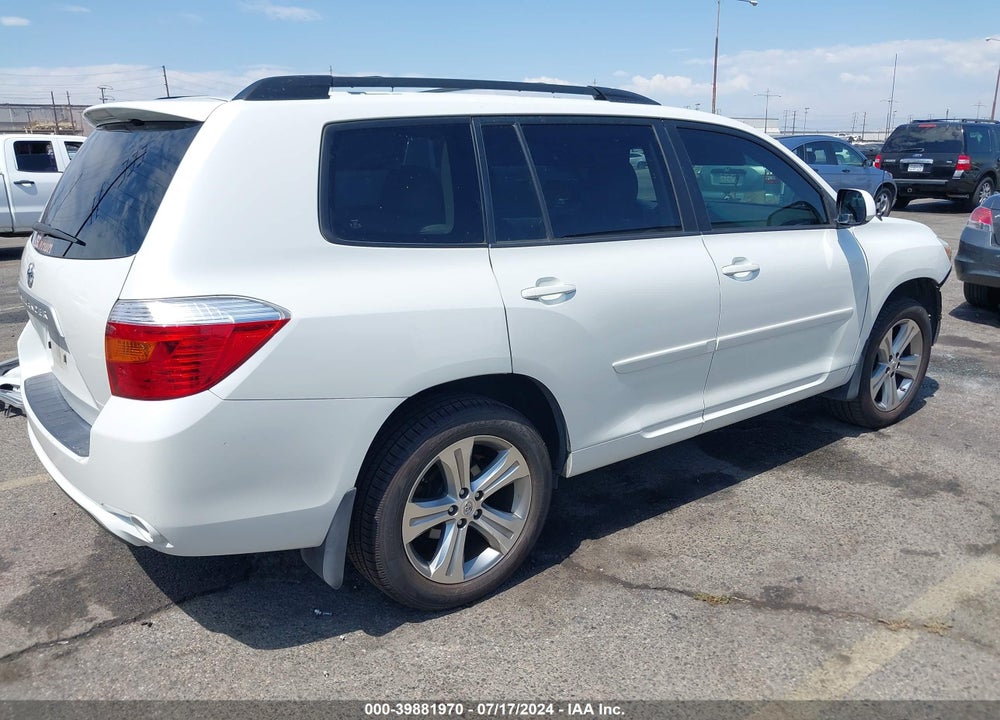 2009 TOYOTA HIGHLANDER VIN: JTEDA41A292004562