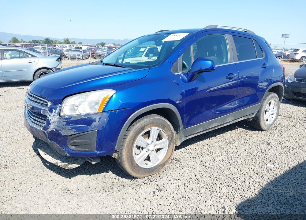 2015 CHEVROLET TRAX LT VIN: 3GNCJRSB3FL208129