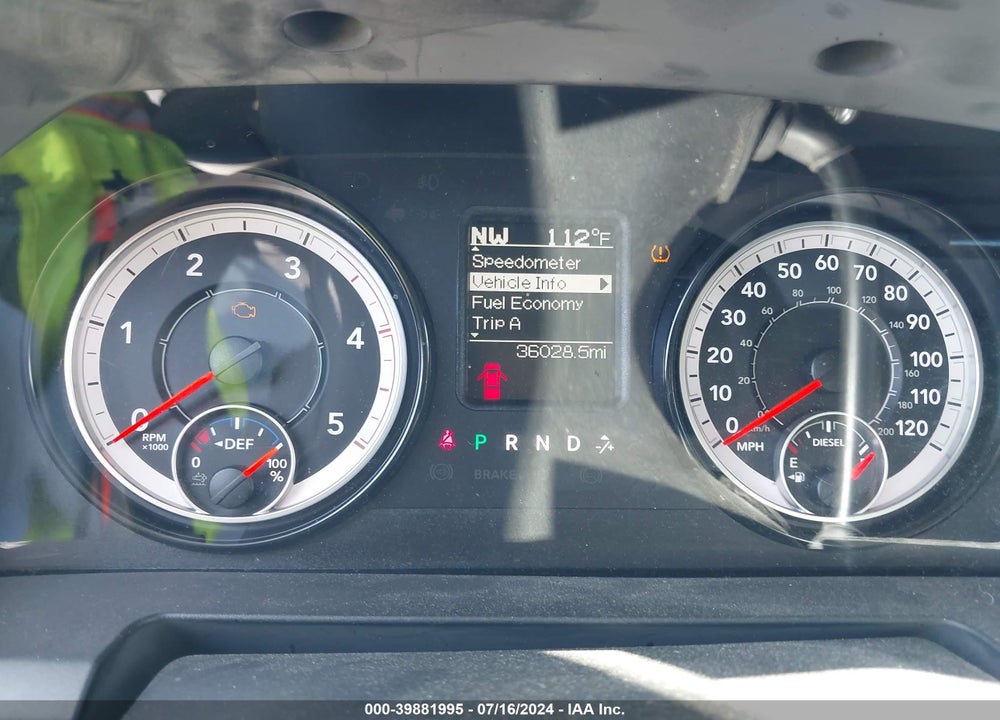 2017 RAM 2500 TRADESMAN 4X4 8' BOX VIN: 3C6UR5HL1HG503019