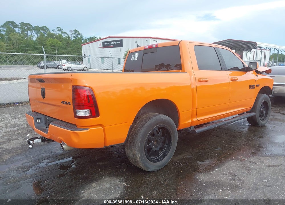 2017 RAM 1500 SPORT 4X4 5'7 BOX VIN: 1C6RR7MT5HS562607