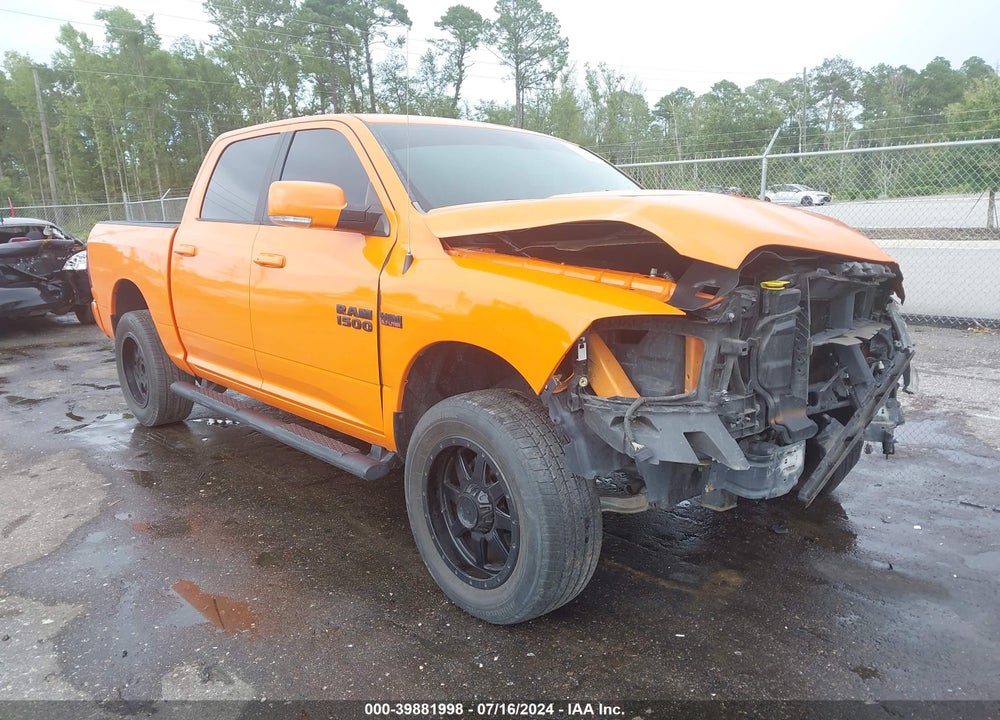 2017 RAM 1500 SPORT 4X4 5'7 BOX VIN: 1C6RR7MT5HS562607