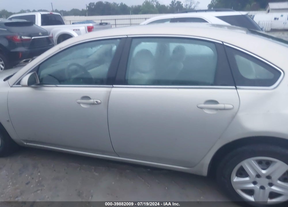 2008 CHEVROLET IMPALA VIN: 2G1WB58K981293431