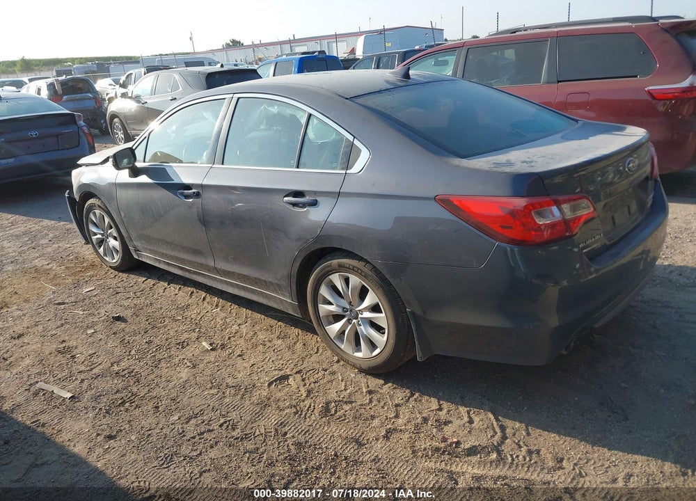 2017 SUBARU LEGACY 2.5I PREMIUM VIN: 4S3BNAF63H3018109