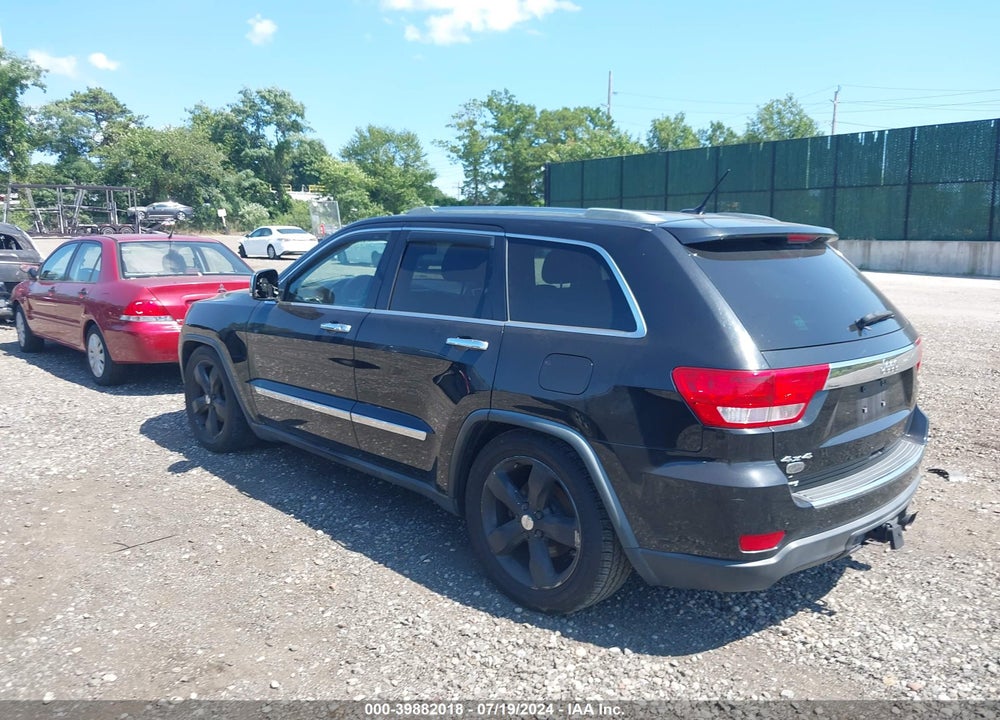 2011 JEEP GRAND CHEROKEE OVERLAND VIN: 1J4RR6GG6BC624724