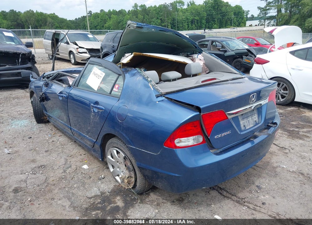 2009 HONDA CIVIC LX VIN: 2HGFA16539H366920