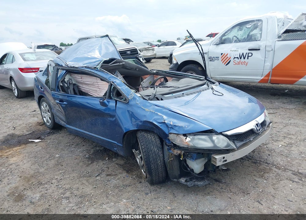 2009 HONDA CIVIC LX VIN: 2HGFA16539H366920