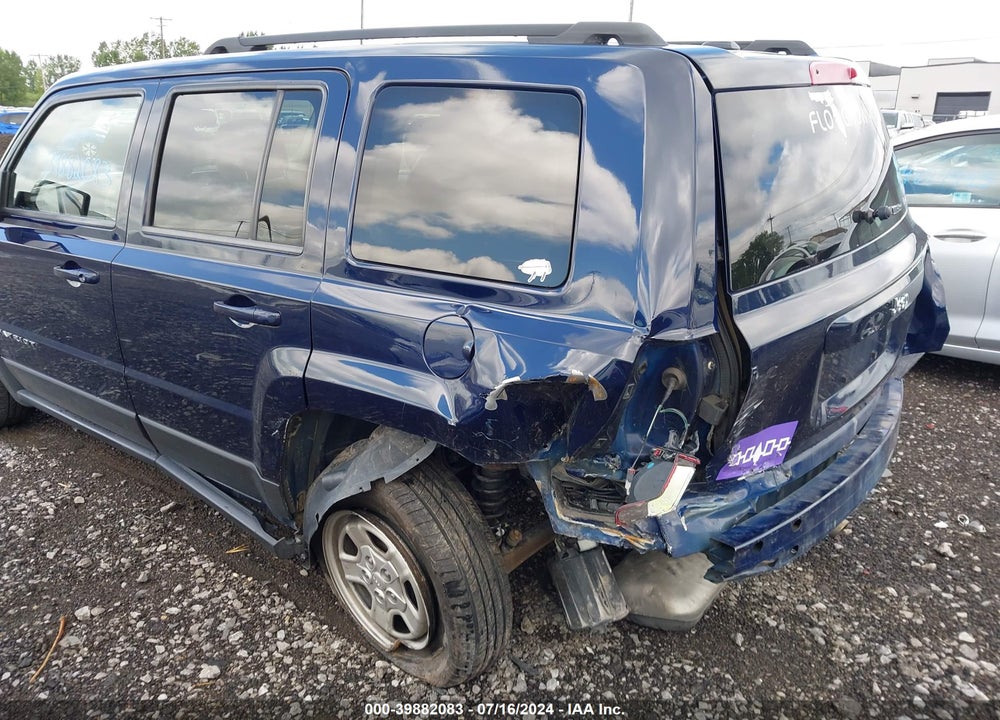 2015 JEEP PATRIOT SPORT VIN: 1C4NJPBBXFD298150