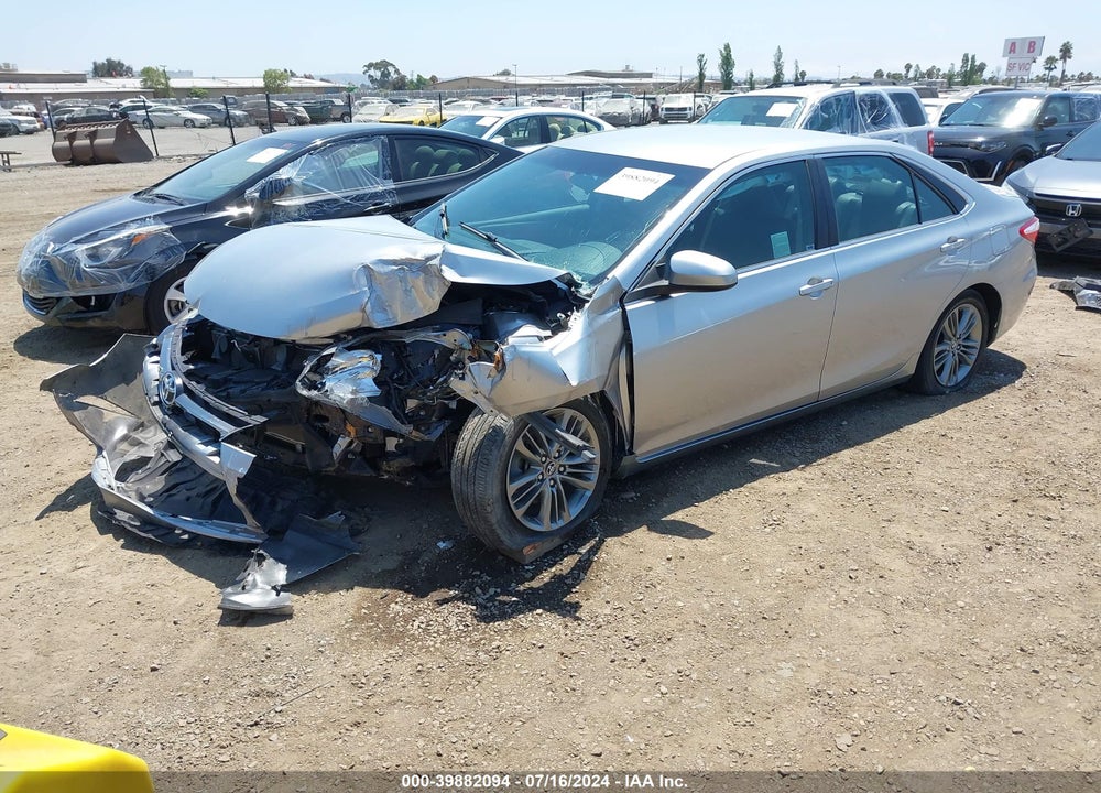 2016 TOYOTA CAMRY SE VIN: 4T1BF1FK3GU256752