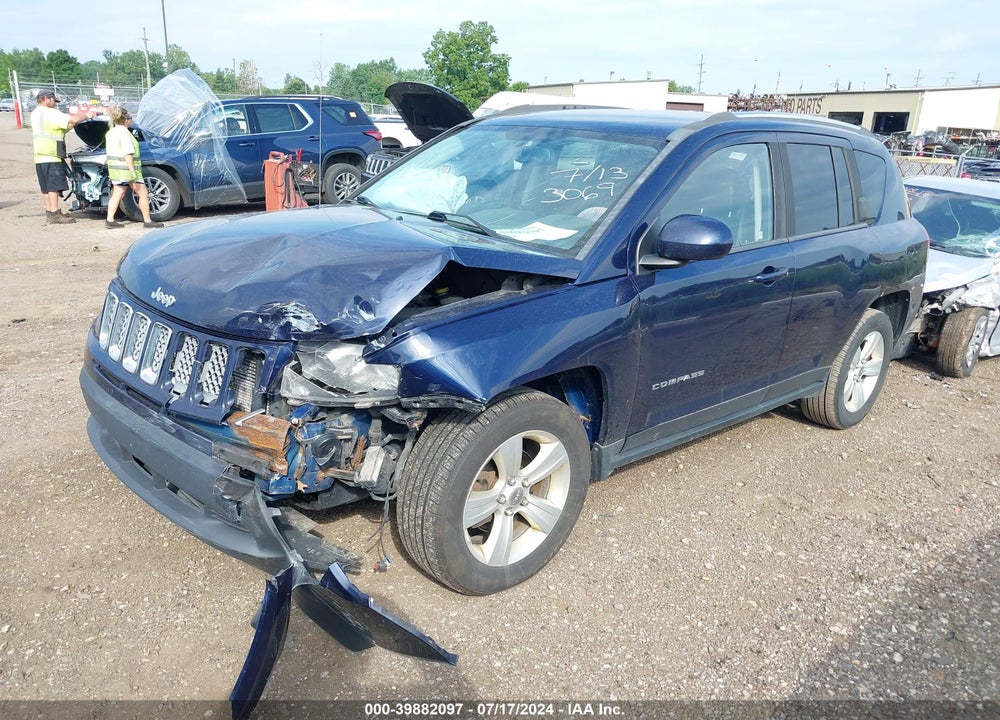 2014 JEEP COMPASS LATITUDE VIN: 1C4NJDEB9ED623069