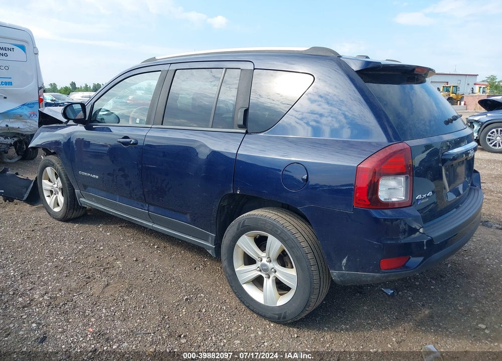 2014 JEEP COMPASS LATITUDE VIN: 1C4NJDEB9ED623069