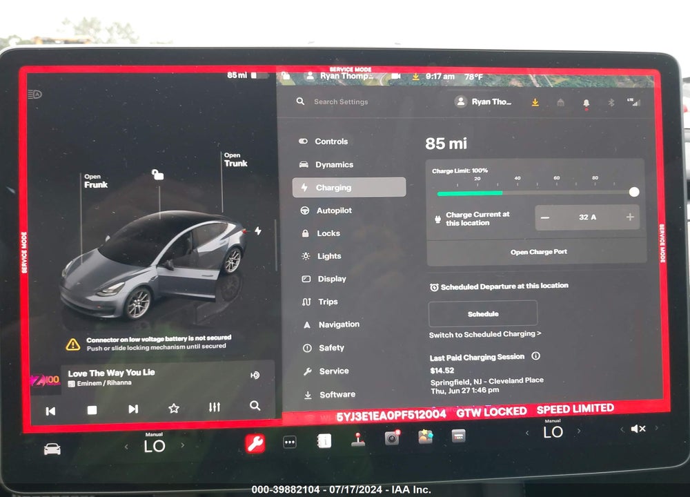2023 TESLA MODEL 3 REAR-WHEEL DRIVE VIN: 5YJ3E1EA0PF512004