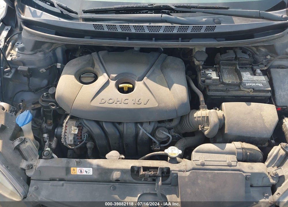 2014 HYUNDAI ELANTRA SE VIN: 5NPDH4AE6EH498503