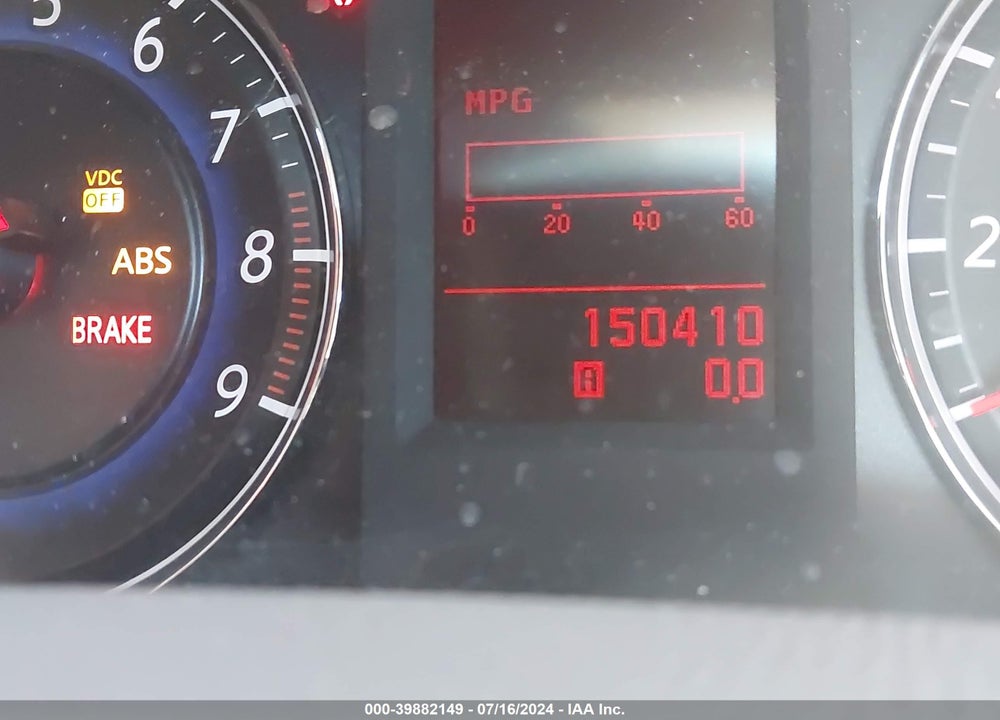 2008 INFINITI G37 JOURNEY VIN: JNKCV64E98M110734