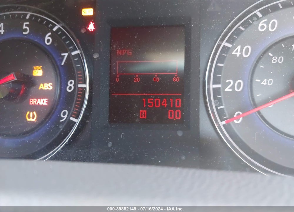 2008 INFINITI G37 JOURNEY VIN: JNKCV64E98M110734
