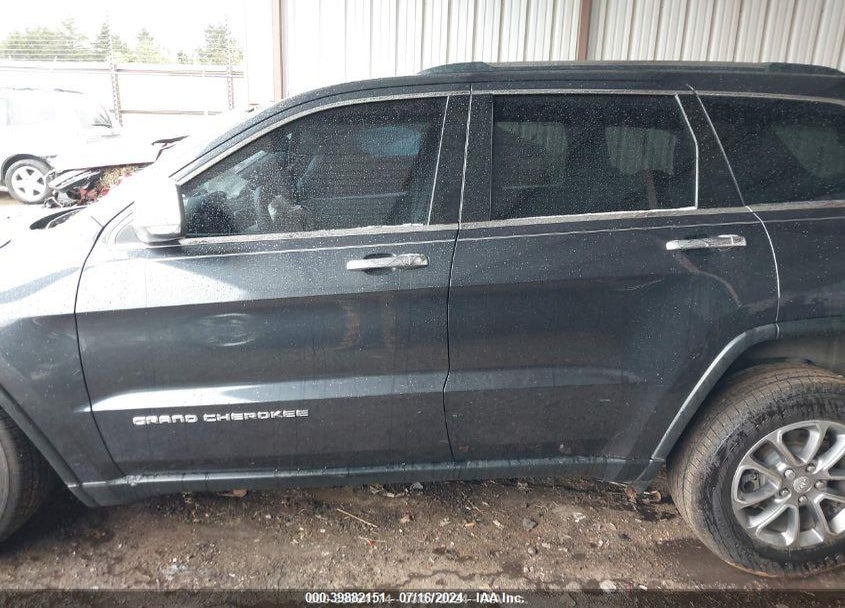 2016 JEEP GRAND CHEROKEE LIMITED VIN: 1C4RJEBG0GC383149