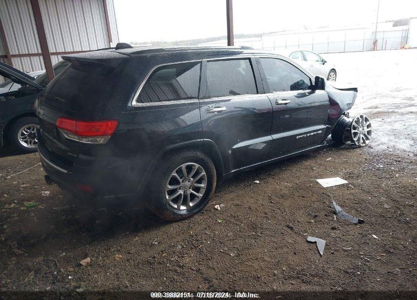 2016 JEEP GRAND CHEROKEE LIMITED VIN: 1C4RJEBG0GC383149