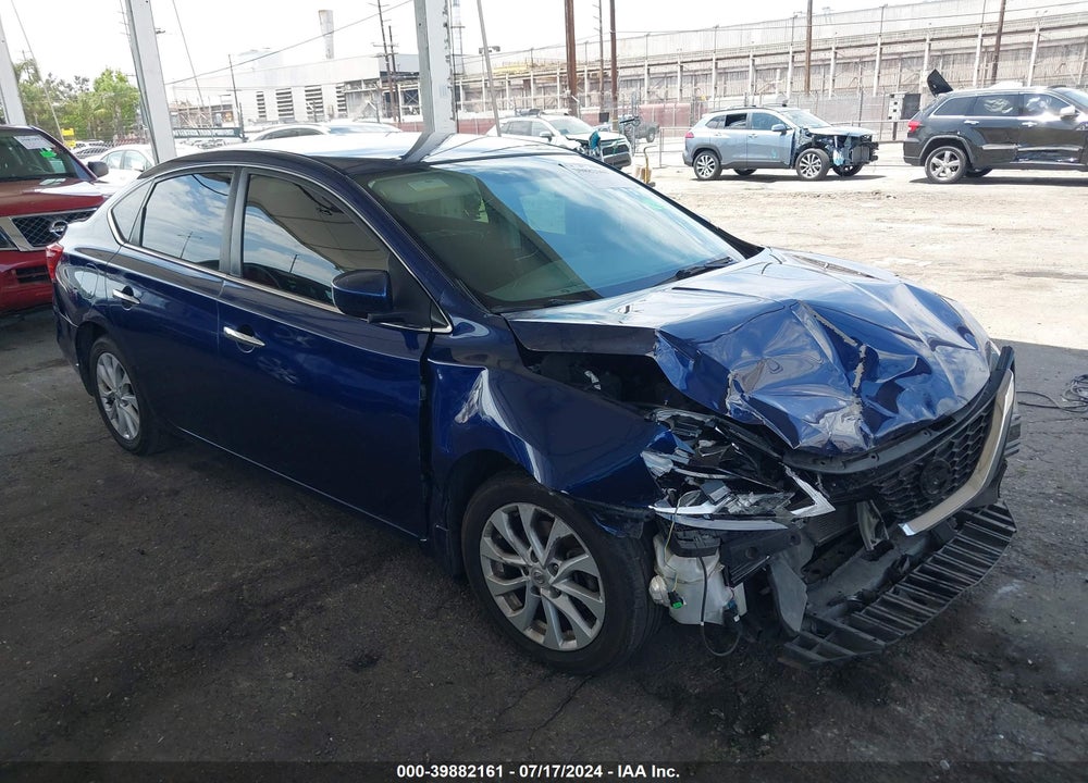 2018 NISSAN SENTRA SV VIN: 3N1AB7AP9JL649211