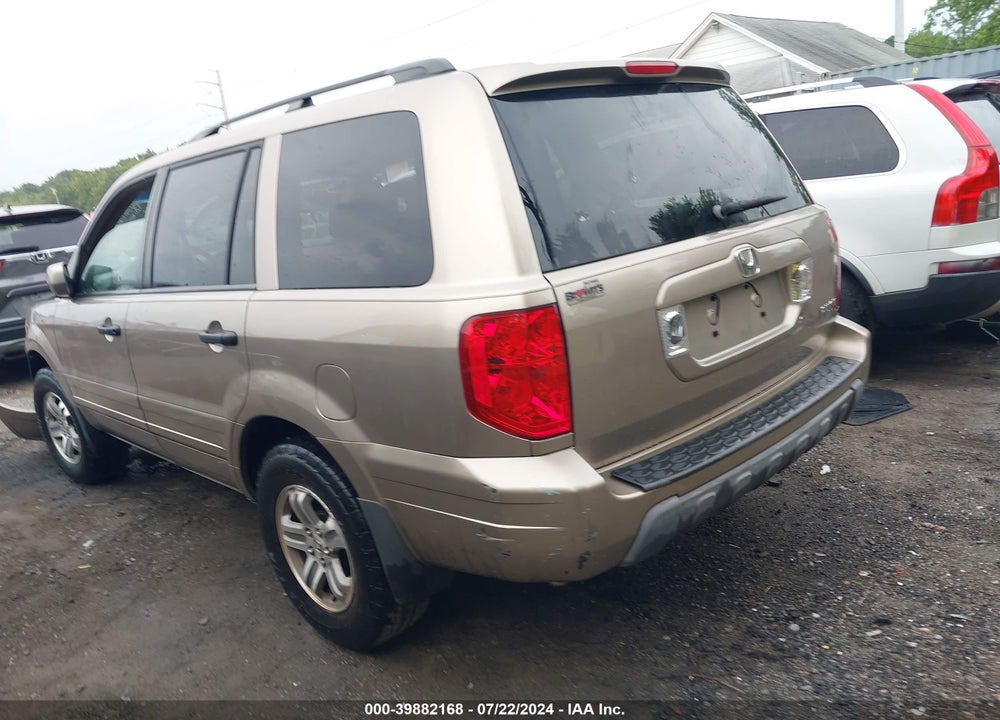 2005 HONDA PILOT EX-L VIN: 5FNYF18615B018998