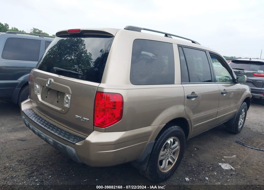 2005 HONDA PILOT EX-L VIN: 5FNYF18615B018998