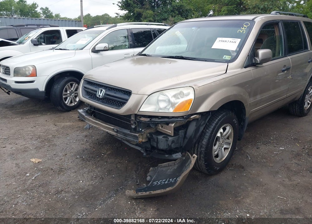 2005 HONDA PILOT EX-L VIN: 5FNYF18615B018998