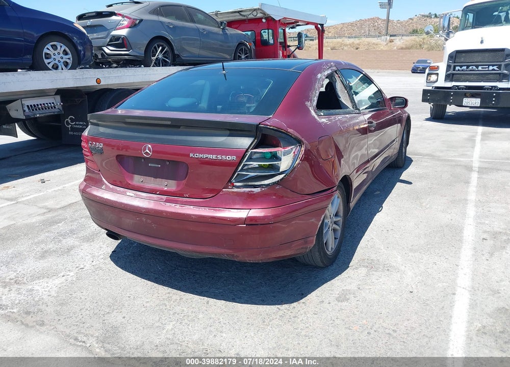 2002 MERCEDES-BENZ C 230 VIN: WDBRN47J42A237794