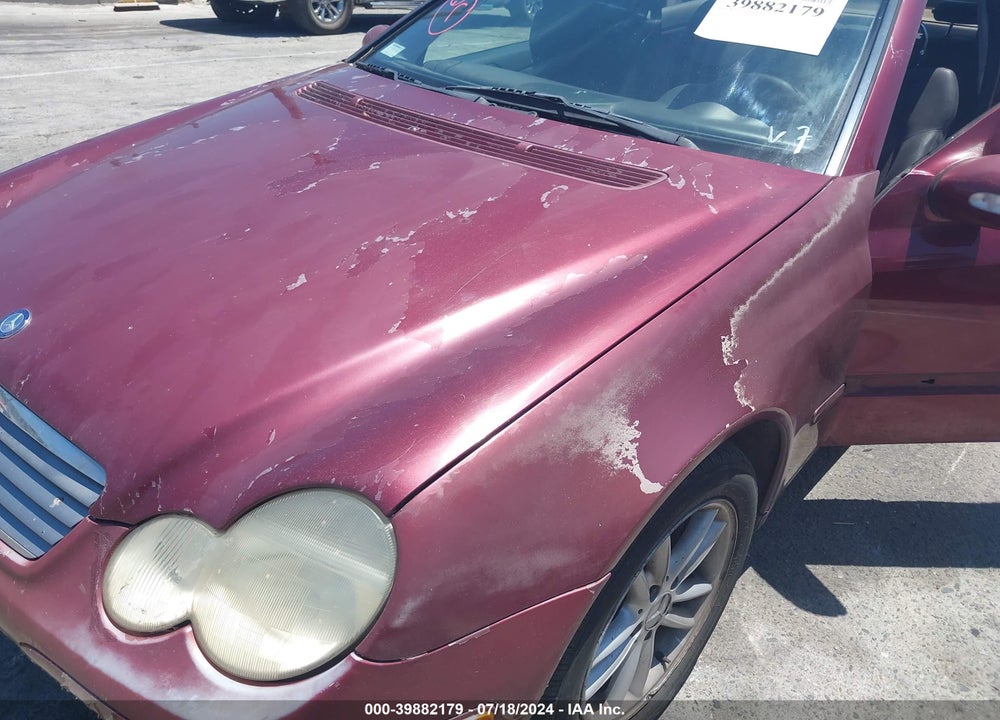 2002 MERCEDES-BENZ C 230 VIN: WDBRN47J42A237794