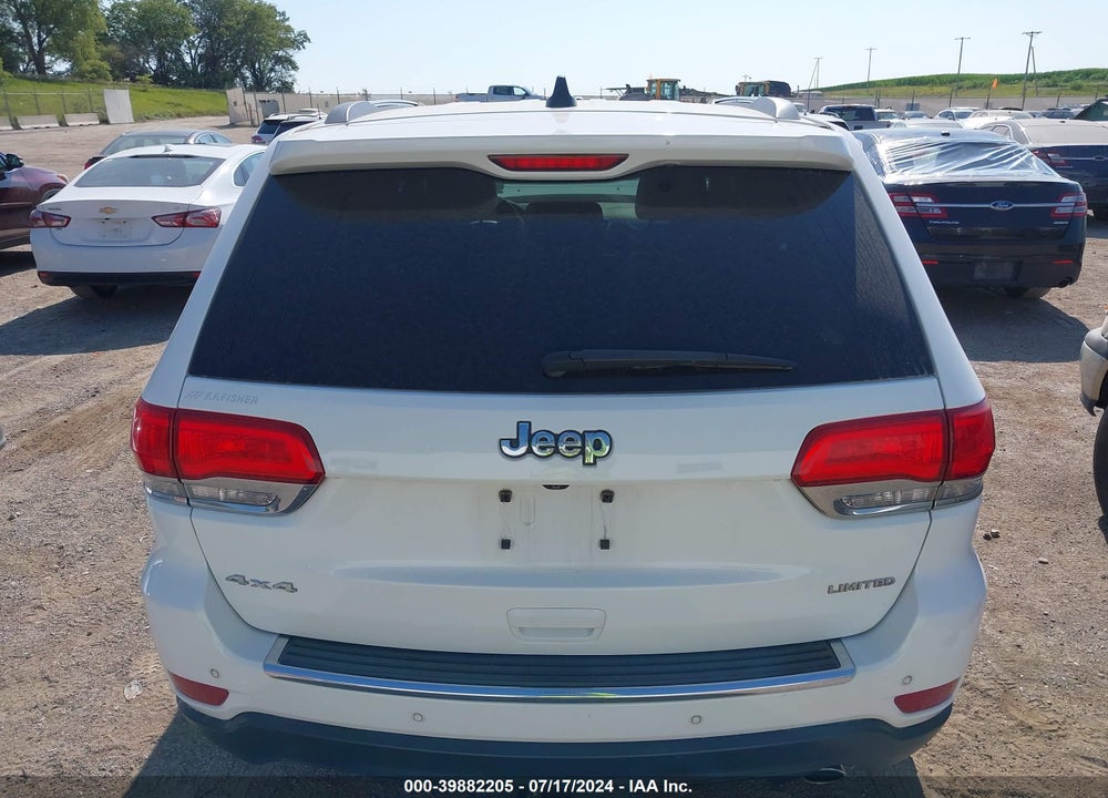 2016 JEEP GRAND CHEROKEE VIN: 1C4RJFBG4GC410827