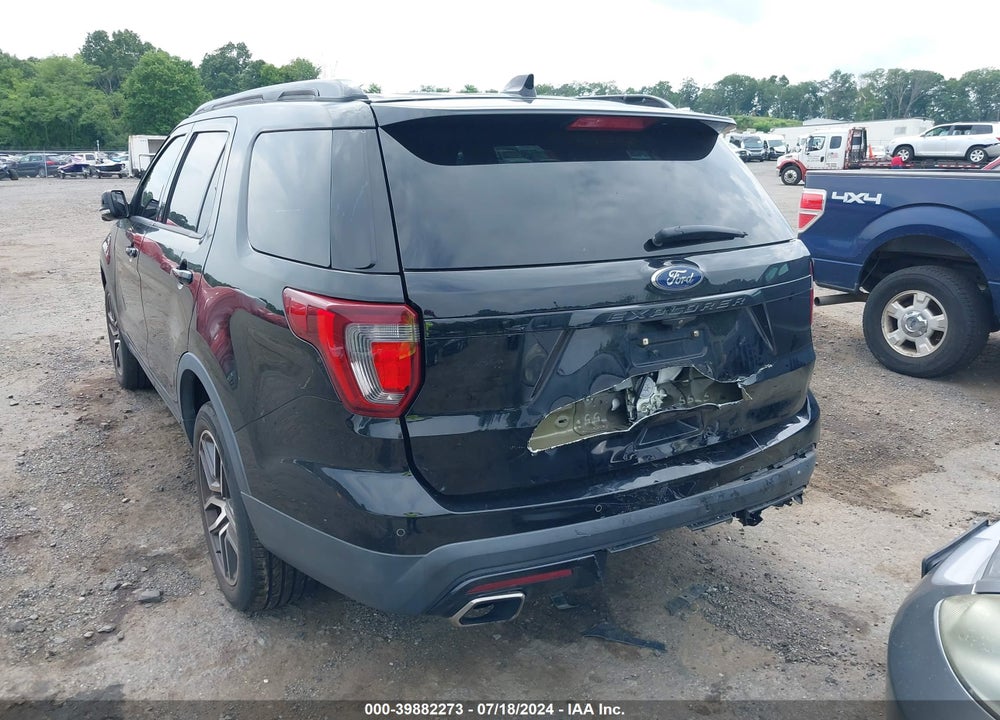 2017 FORD EXPLORER SPORT VIN: 1FM5K8GT5HGE31849