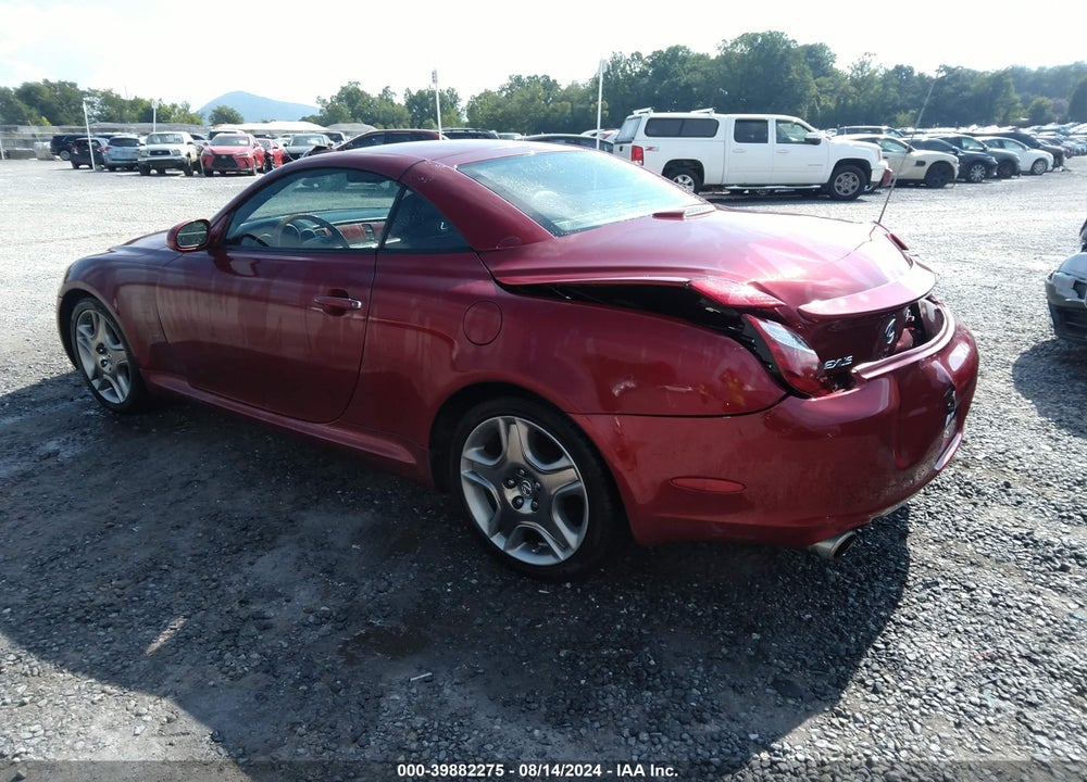 2008 LEXUS SC 430 VIN: JTHFN45Y189017316
